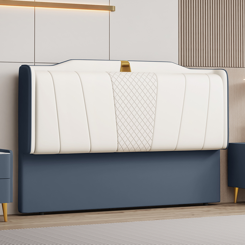 Modish Style Panel Headboard in Pine Wood with No Distressing, Rectangle Shape for Queen/Full/Twin XL Bed, Featuring Sponge Upholstery and Standard Height - image 7