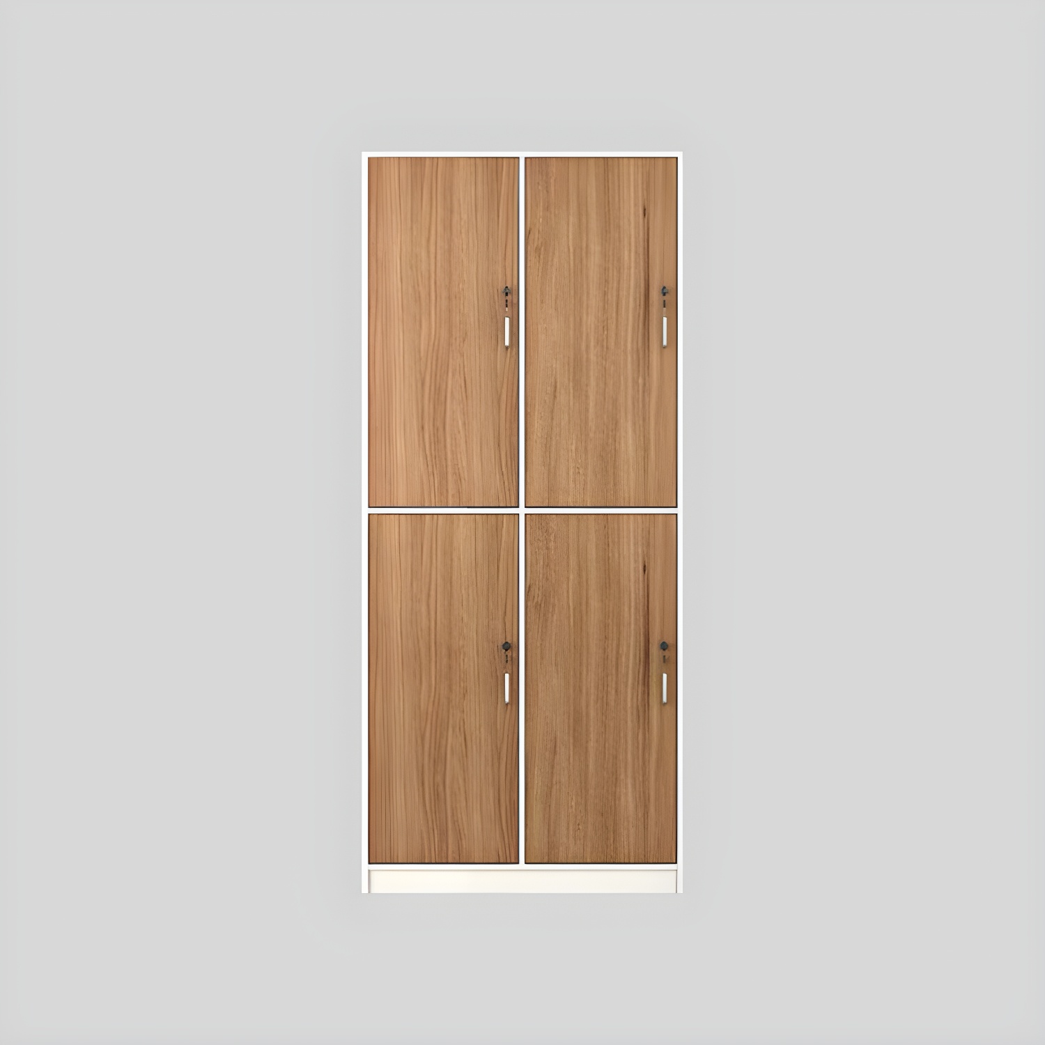 Natural Finish Indoor Cabinet Contemporary Storage Cabinet with Hinged Door - image 6