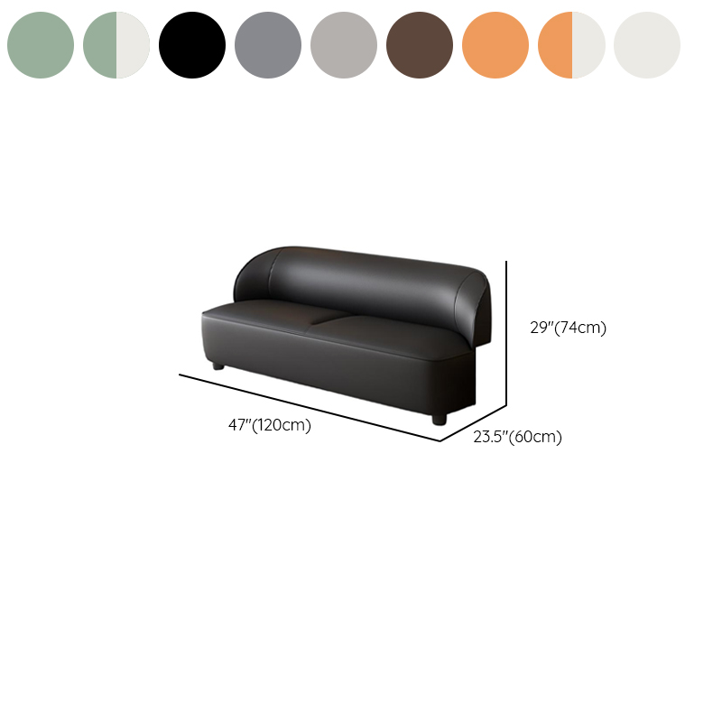 Modish Solid Color Scratch-durable Standard Sofa in Rose/Light Green/Tangerine Color for 2/4 Person/for 3 - image 21