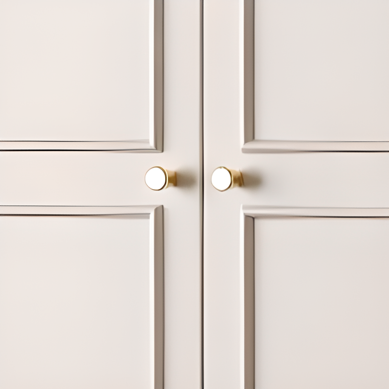 White Modish Manufactured Wood Armoire Cabinet with Soft Close Drawer, Soft Close Door, Interior Shelves, and Clothing Rod - image 3