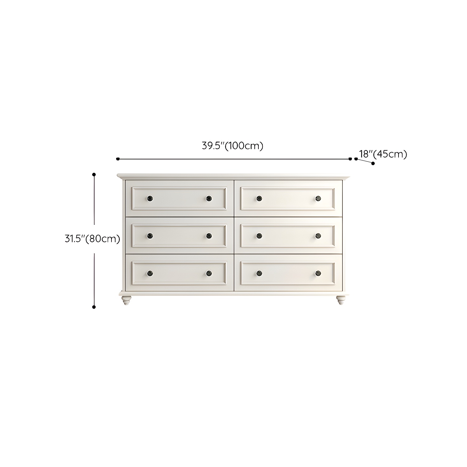 Solid Wood and Soft-Close Drawers Modern Chest with Wood Top - image 18