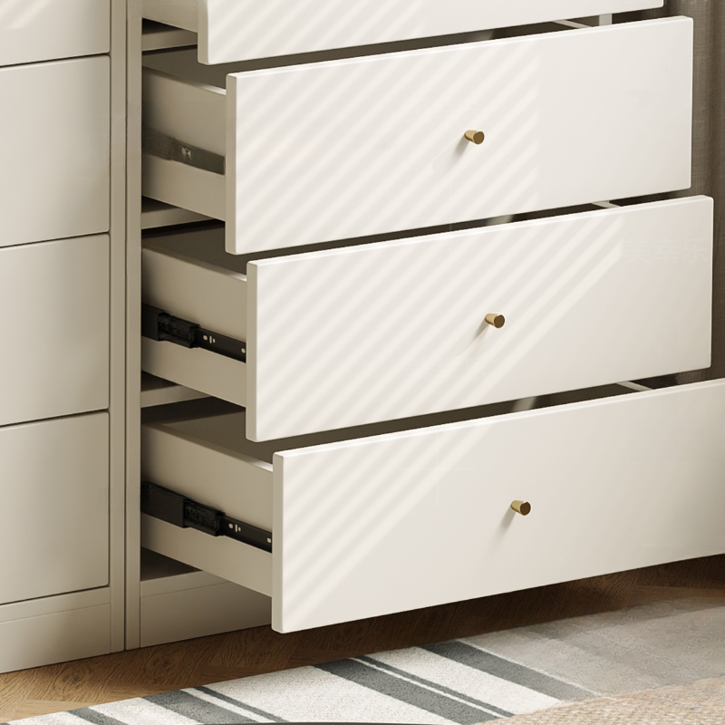 Chalk Casual Composite Wood Combo Dresser for Parlor with 6/3/5 Drawers and Hutch in Vertical Orientation - image 7