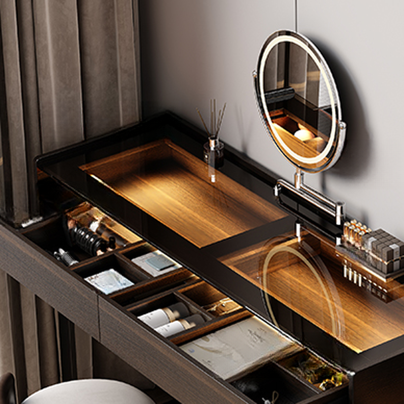 Multi-Purpose Vanity Set with Lighting, Scalable Telescopic Feature, Push-Pull, 2-in-1 Functionality, Adjustable Touch and Brightness - image 5