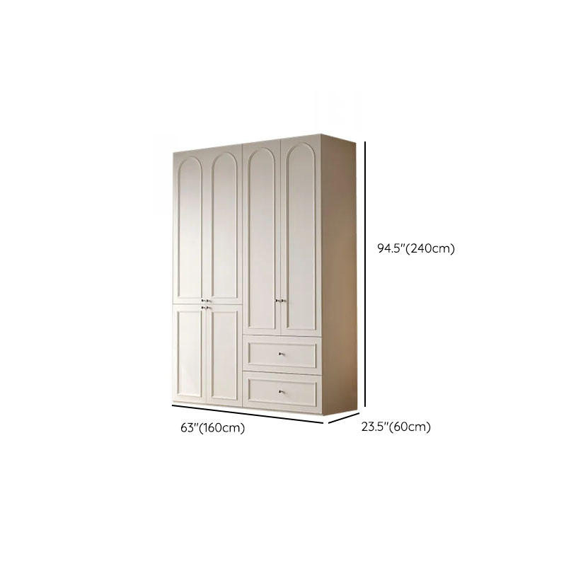 Casual Natural Wood Independent Armoire Cabinet with Soft Close Drawer, Soft Close Door, and Interior Shelves - image 24