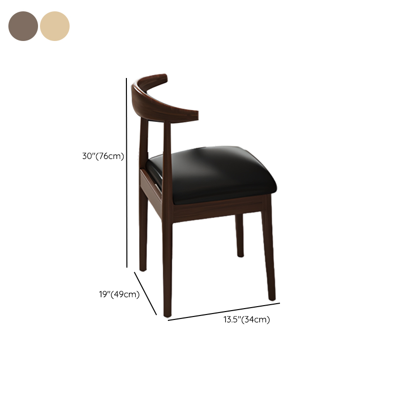 Rectangle Manufactured Wood Dining Table Set for 6/4 People with Padded Chairs, Back Support, and Brown Top - image 14