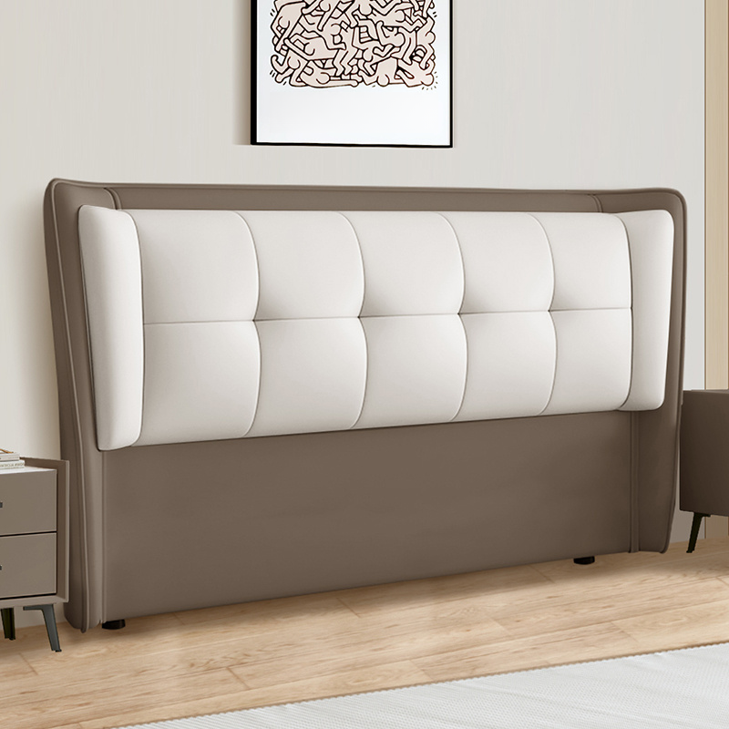Standard（36-55“） Free-standing Standard Rectangular Full(54"W x 75"L) Stitch-tufted Wingback Headboard with Timber Frame and Sponge Filing - image 5