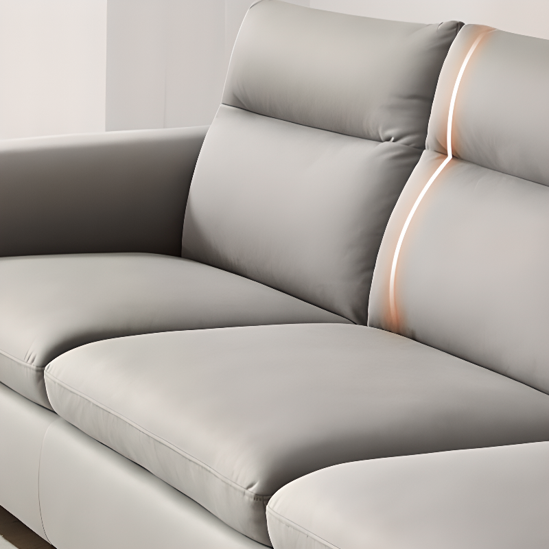 Straight/L-Shape Cotton Upholstered Sofa Couch/Sofa Chaise, Horizontal/Right Hand Facing Orientation