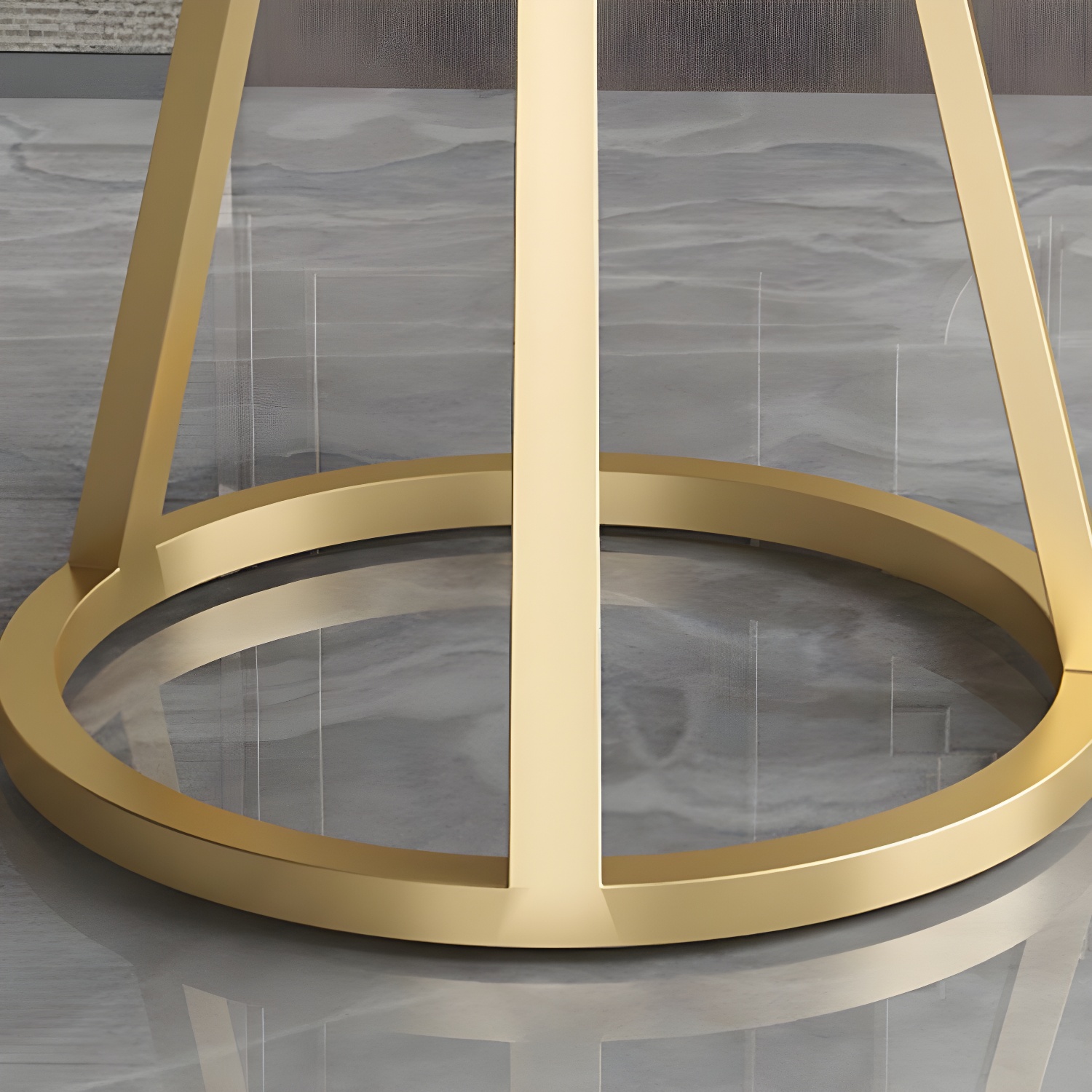 Round Marble Top Dining Table in White Traditional Luxury Dining Table - image 8