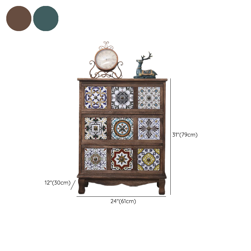 Shaker Style Independent Accent Chest with Weathered Wood - image 12