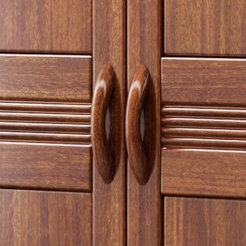 Sepia Modish Laminate Armoire Cabinet with Soft Close Door, Interior Shelves, and Clothing Rod - image 6