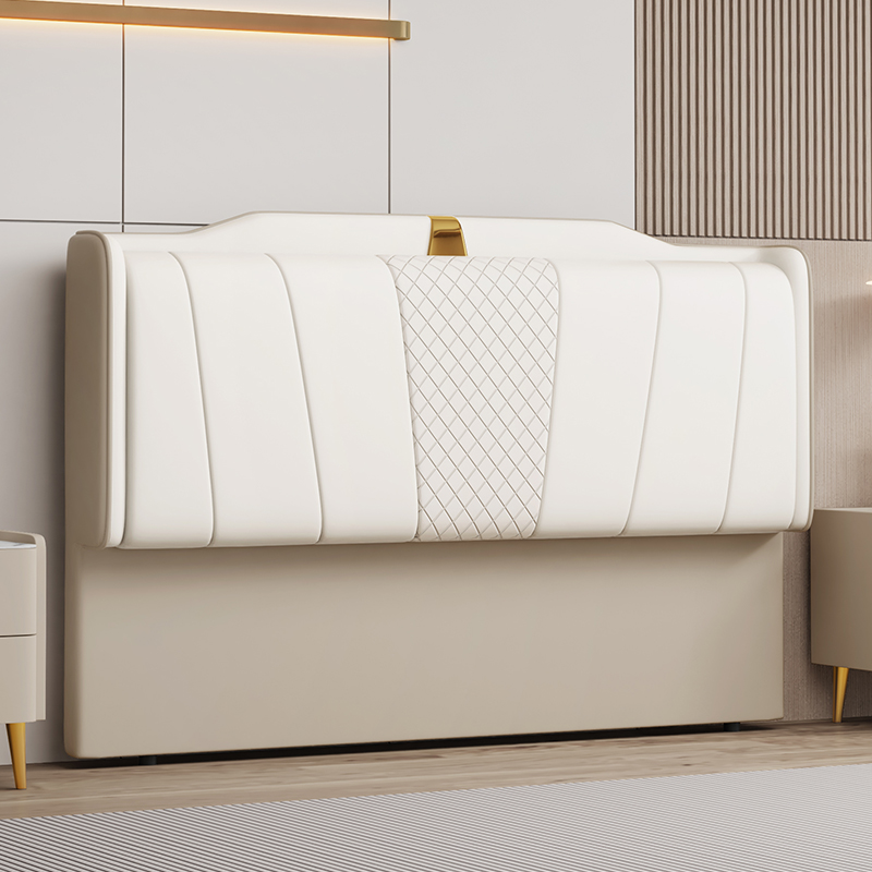 Modish Style Panel Headboard in Pine Wood with No Distressing, Rectangle Shape for Queen/Full/Twin XL Bed, Featuring Sponge Upholstery and Standard Height - image 8