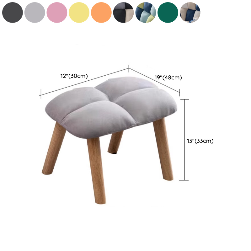 Simplistic Scratch-immune Padded Recessed Arm Ottoman Upholstered 2 Piece Set Bedroom Rocking Chair - image 17