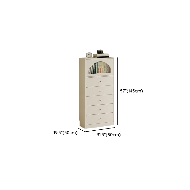Chalk Casual Composite Wood Combo Dresser with Shelves, 6/3/5 Drawers, Hutch, Vertical - image 18