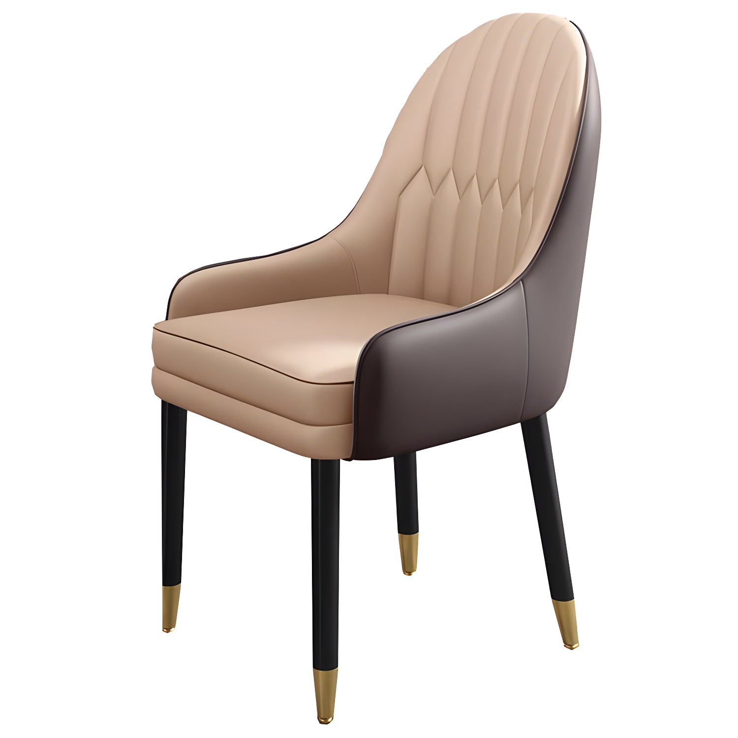 Leather Contemporary Home Side Chair Parsons Chair of 21'' Wide Chairs - image 4