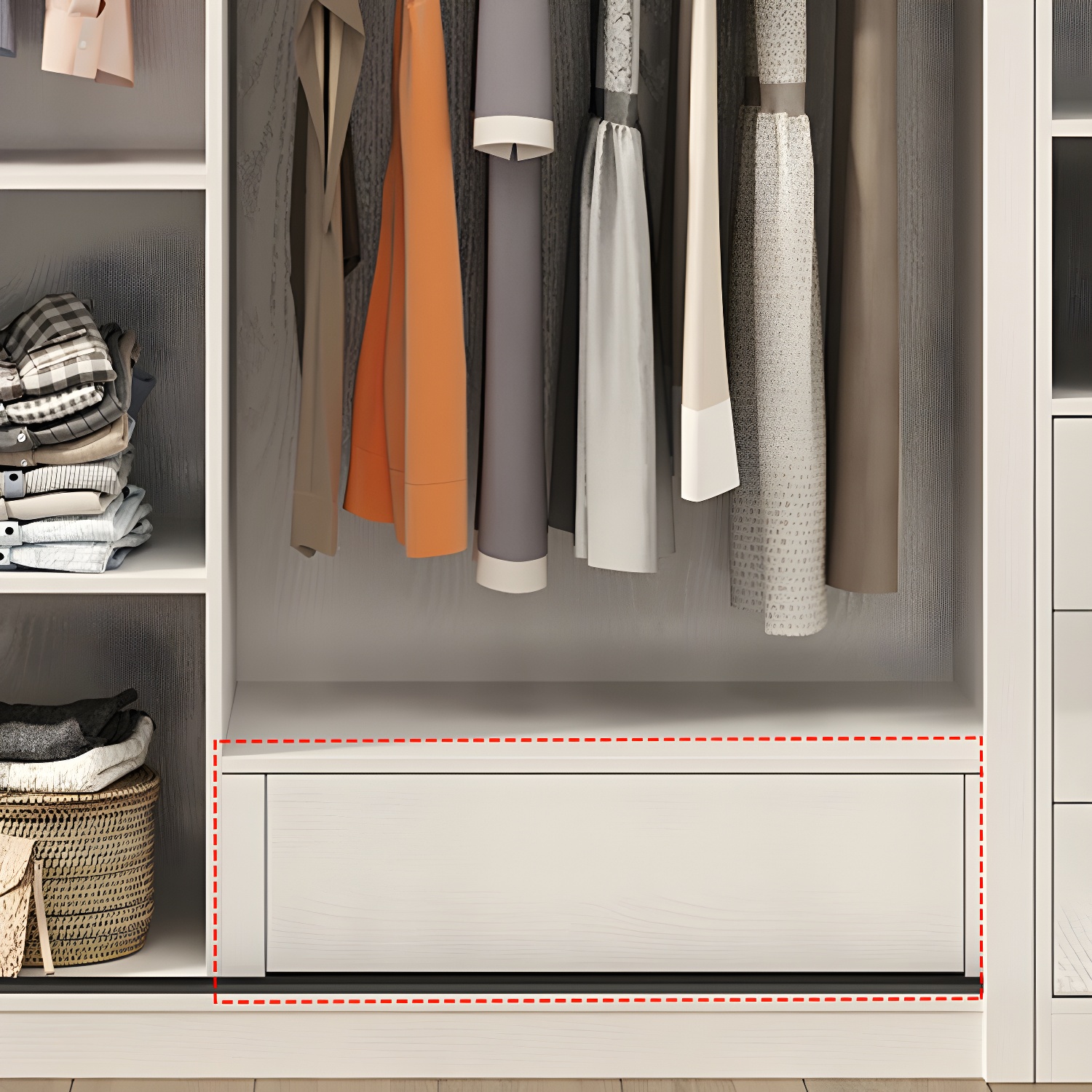 Contemporary Glossy White Storage Cabinet Manufactured Wood Cabinet for Home - image 10