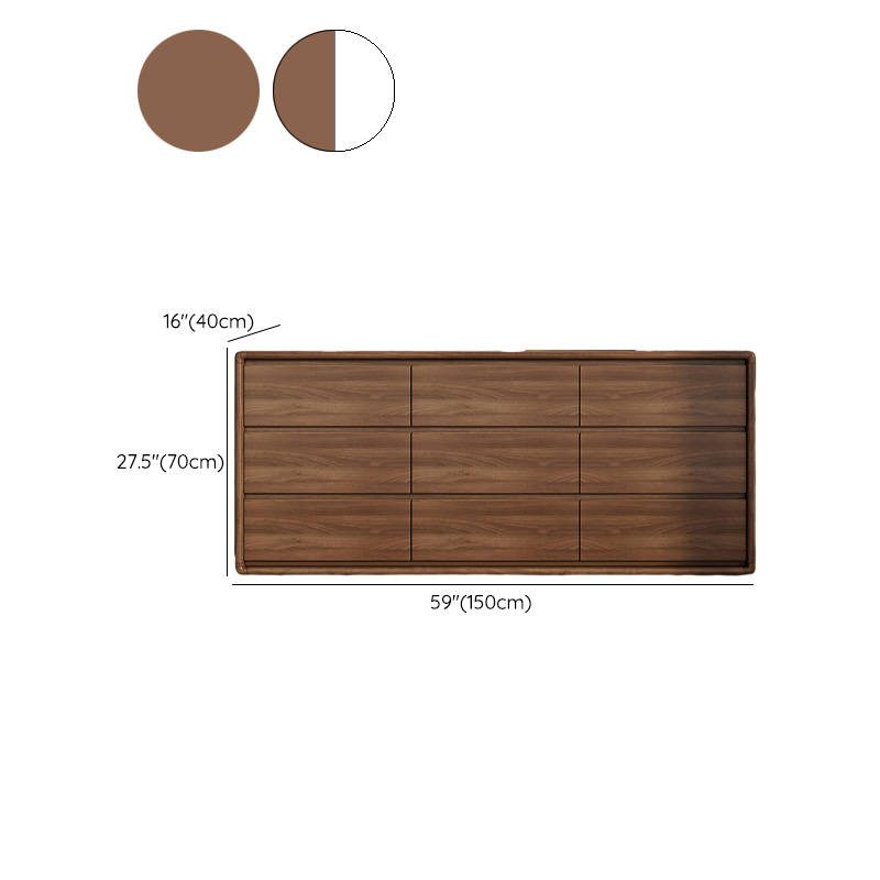 15.7'' Width 4-Drawer Modern Wood Dresser without Handles or Accents Needing Full Assembly - image 15