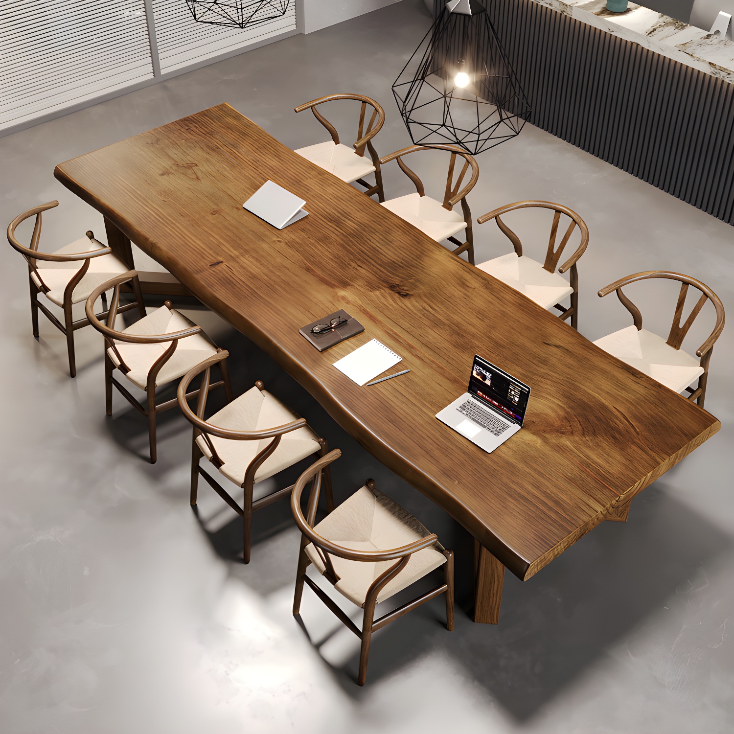 Modern Dining Room Set 1/4/9 Pcs Solid Wood Dining Set with Rectangle Table - image 10