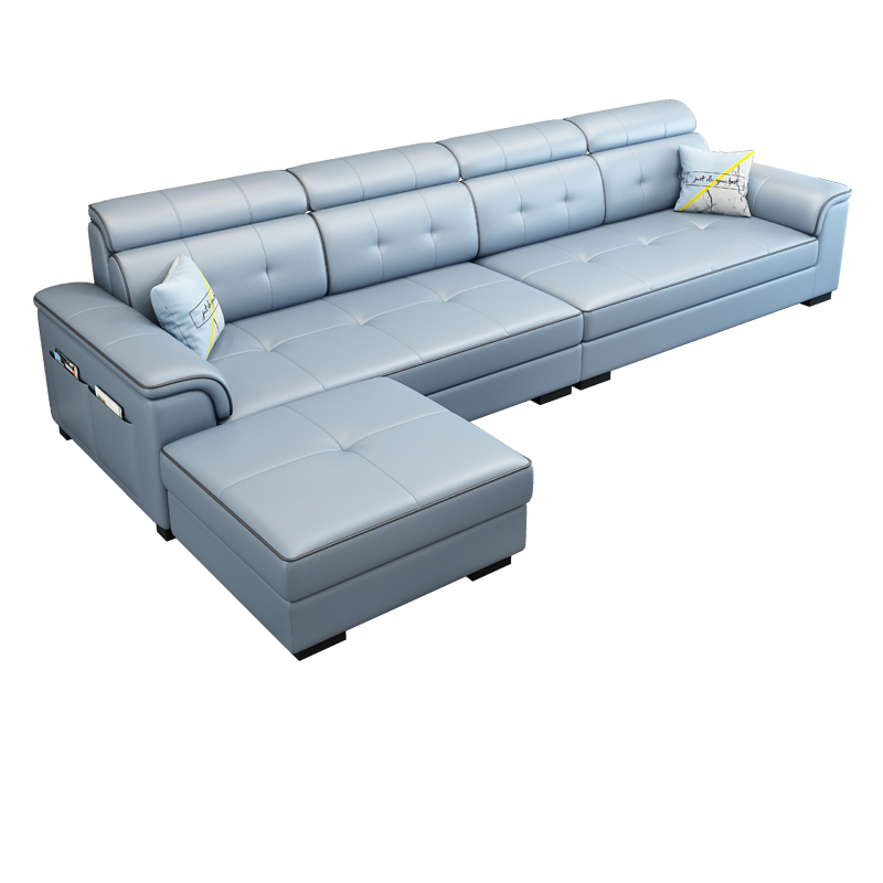 L-Shape Parlor Corner Sectional with Left Hand Facing Orientation, Decorative-stitched Tufting and Concealed Support - image 14