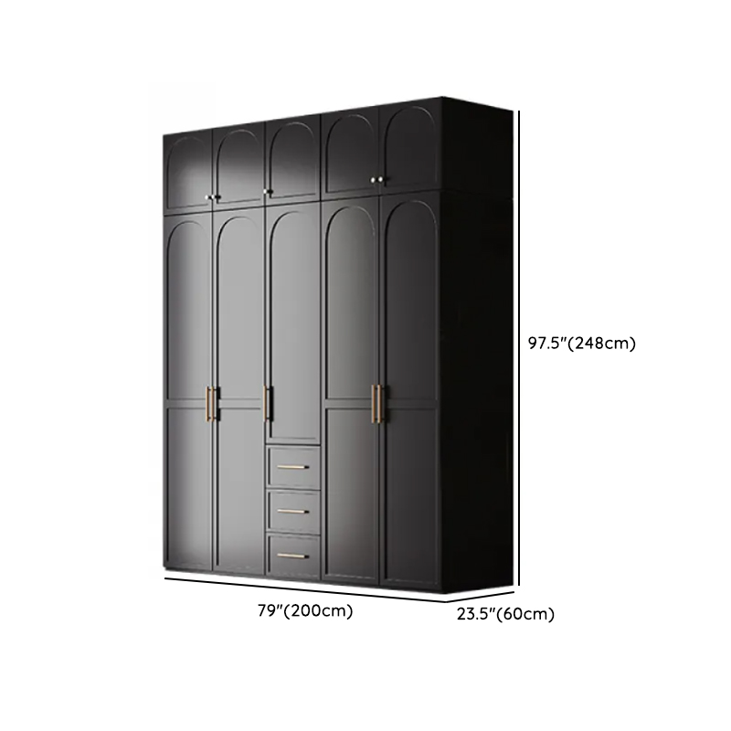 Modern Lumber Independent Wardrobe Armoire with Soft Close Drawer, Soft Close Door, and Interior Shelves - image 21