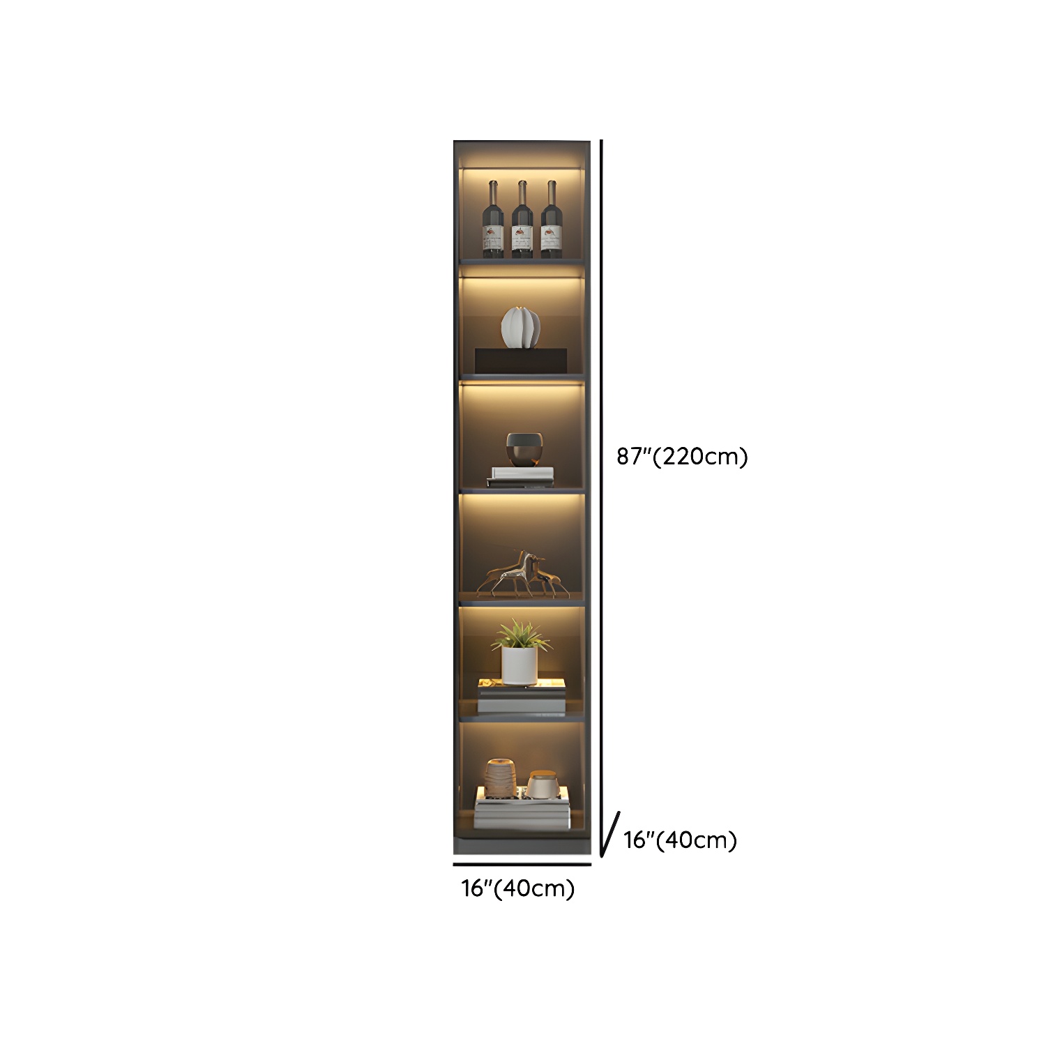 Living Room Modern Stone Sideboard Cabinet with Doors and Drawers - image 6