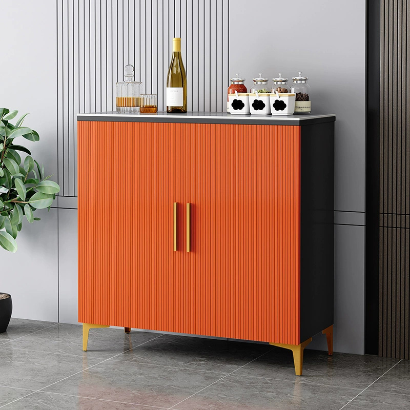 Wood Sideboard/Credenza 35 Inches Wide Glam Style, No Drawers, 2-Door Cabinet - image 5