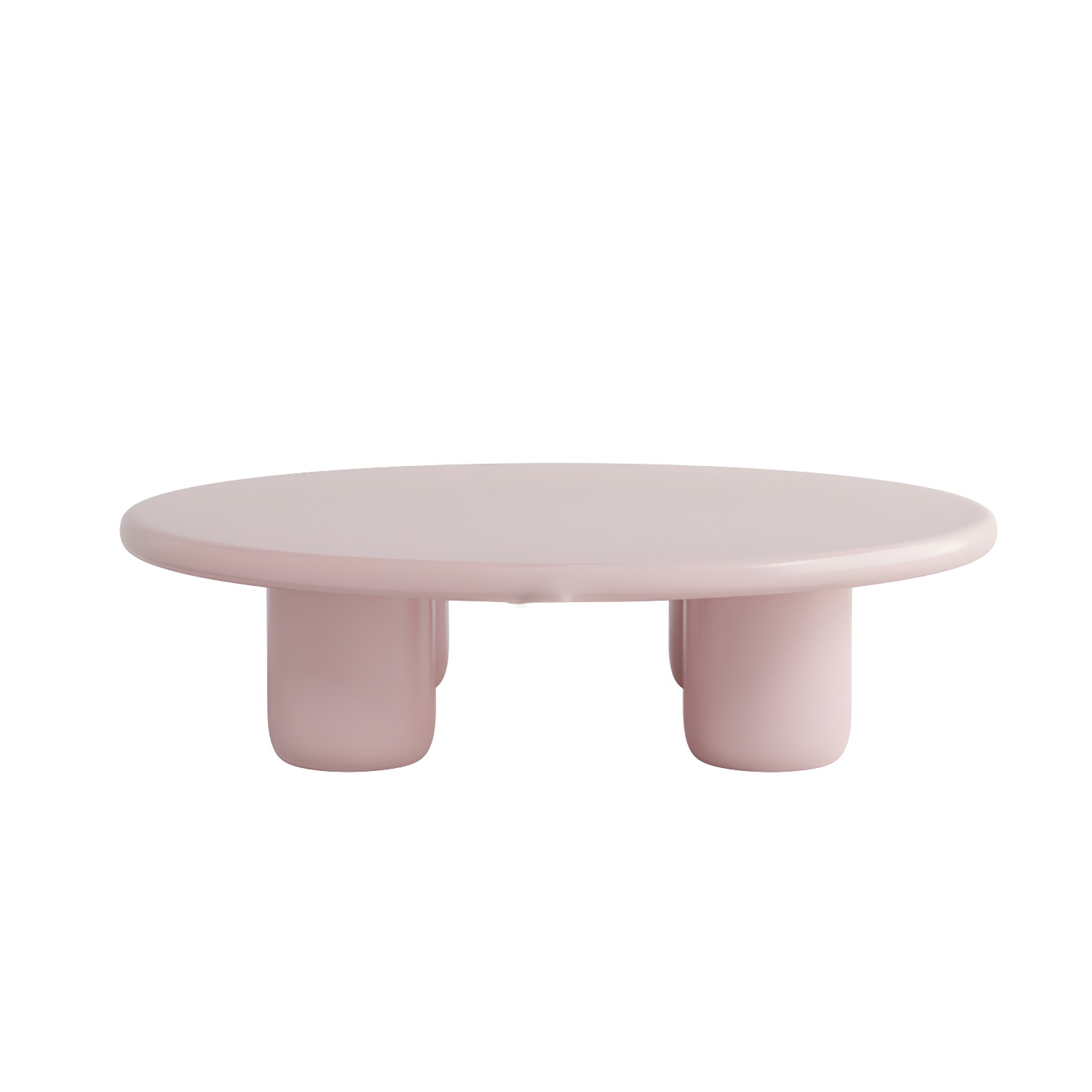 Scandinavian 4 Legs Coffee Table Round 1 Single Cocktail Table - image 9