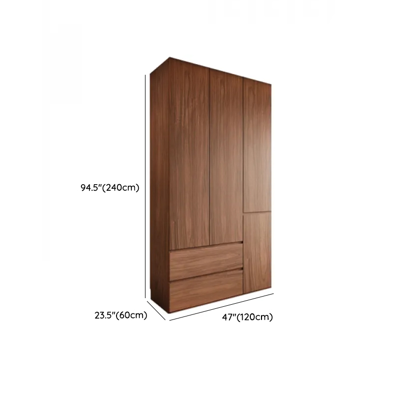 Acorn Minimalist Laminate Independent Wardrobe Closet with Soft Close Drawer, Soft Close Door, and Interior Shelves - image 15