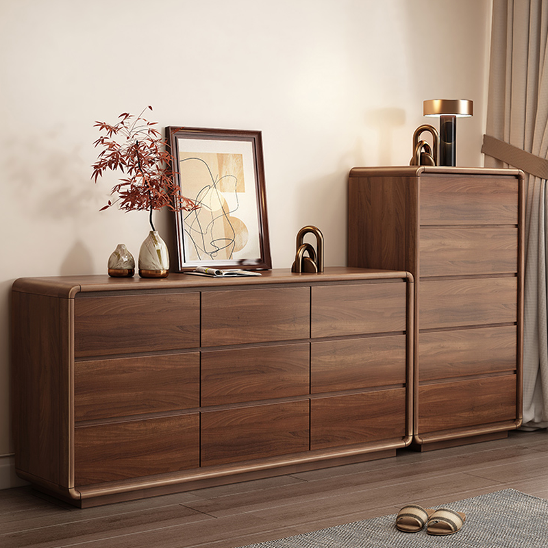 Modish Raw Wood Square Double Dresser/Bachelor Chest/Wardrobe Chest with 6 Drawers/7 Drawers/5 Drawers in Horizontal/Vertical Orientation - image 3