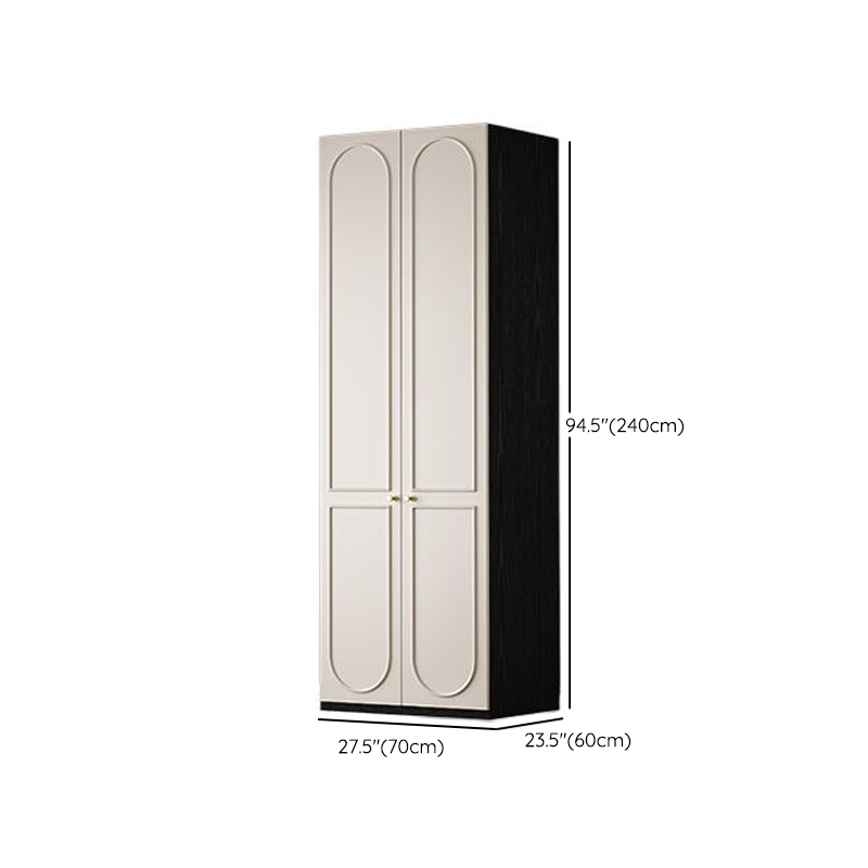 Chalk Casual Wooden Independent Almirah with Soft Close Drawer, Soft Close Door, and Interior Shelves - image 24