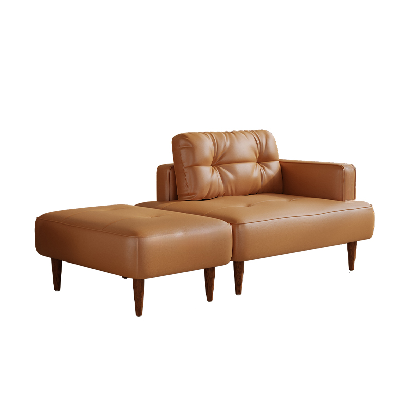 Drawing Room Stain Resistant Loveseat with Tufted Back in Taupe, 2-Person Seating, Receptacle Storage, and Recessed Arm - image 7