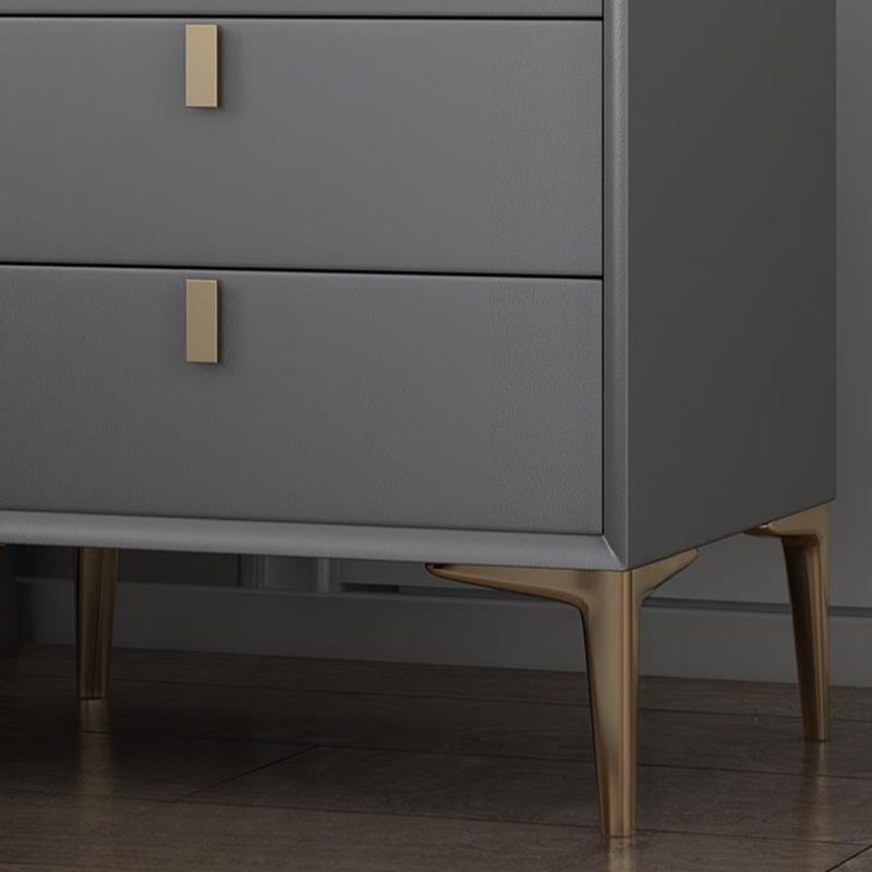 Modern Lumber Nightstand With Drawer Storage & Leg, 3 Drawers/2 Drawers - image 12