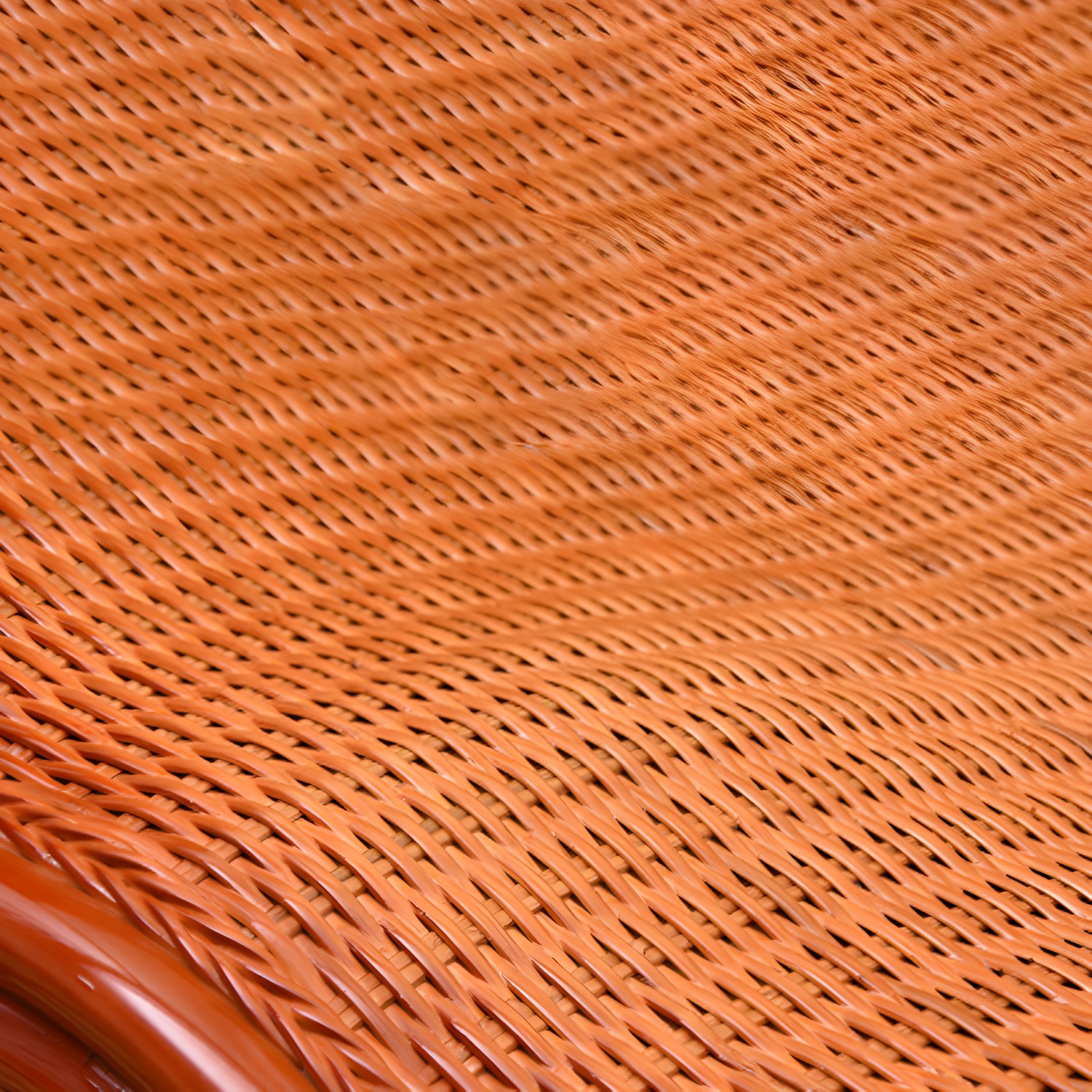 Traditional Spindle Rocking Chair Tobacco Finish with Pillow Rocker Chair Wicker - image 12
