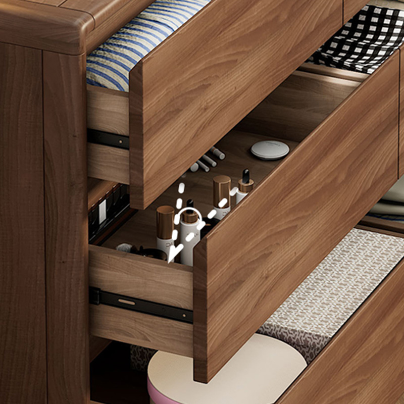 15.7'' Width 4-Drawer Modern Wood Dresser without Handles or Accents Needing Full Assembly - image 5