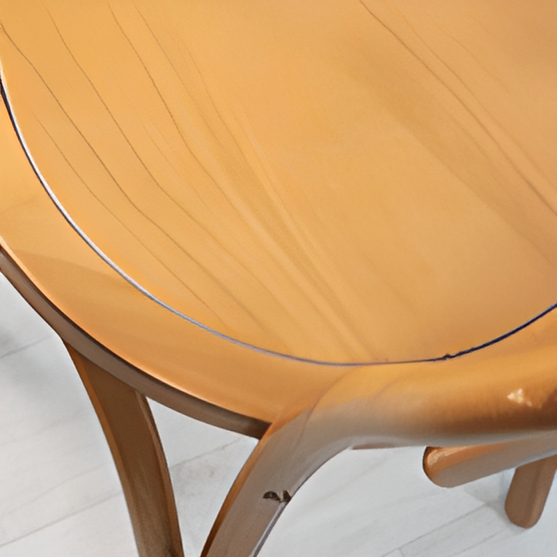 Reliable Outlined Intertwined Armless Chair for Restaurant Use - image 17