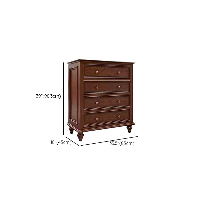Cocoa Casual Ash Wood Double Dresser/Lingerie Chest with 9/8/6 Drawers, Horizontal/Vertical - image 16