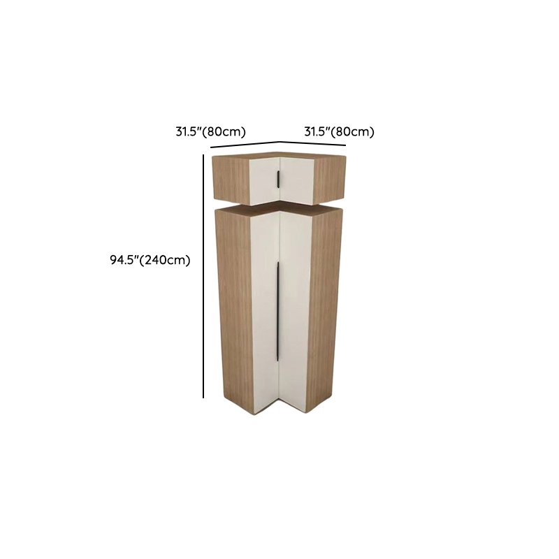 Wood Grain Independent Cabinet Armoire Nook - image 10