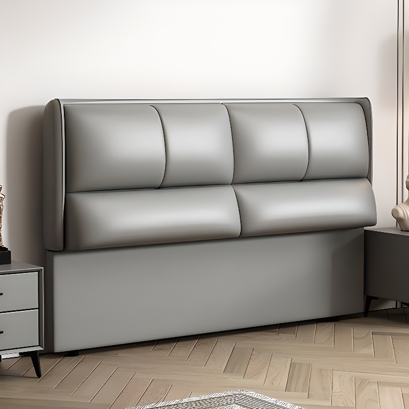 Modish Style Panel Headboard in Pine Wood with No Distressing, Rectangle Shape for King/Twin XL/Queen Bed, Featuring Sponge Upholstery Fill and Standard Height - image 4