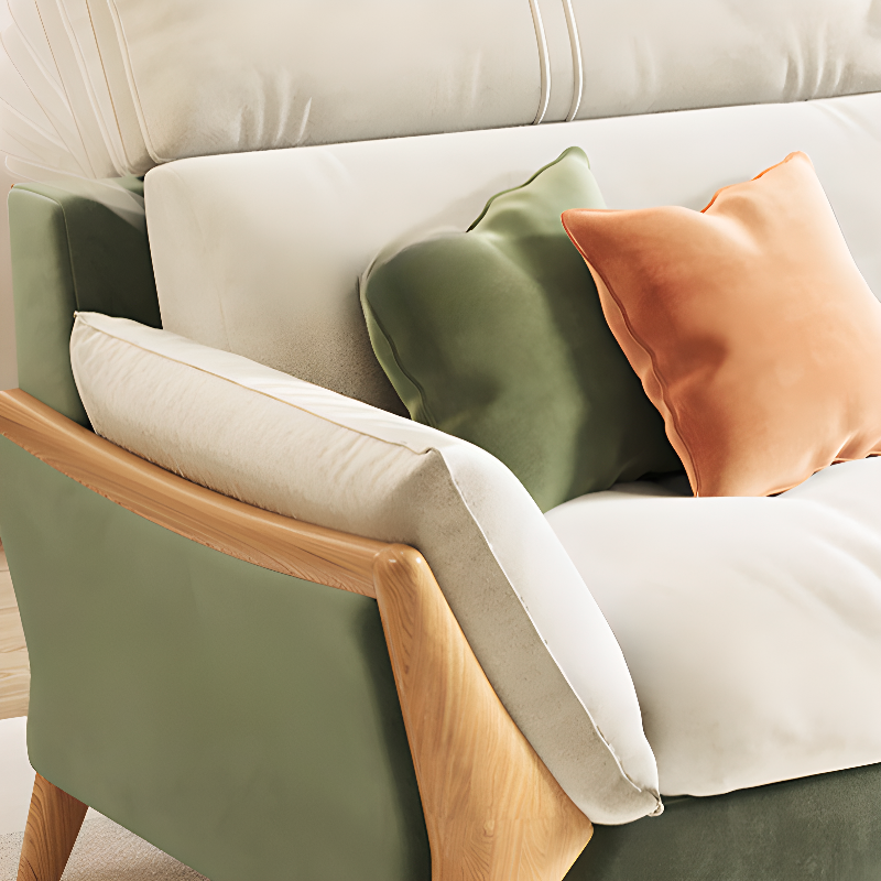 Straight/L-Shape Chalk Sofa/Sofa Chaise with Horizontal/Left Orientation and Standard Foam Seat Fill - image 11