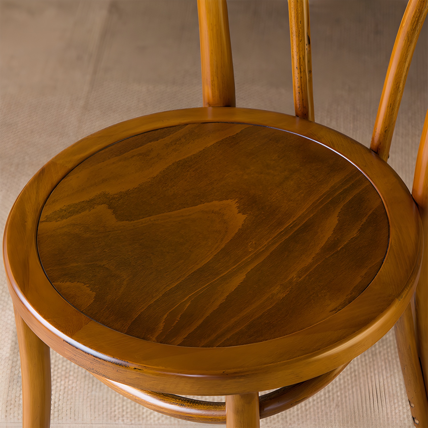 Modern Solid Beech Wood Chairs Kitchen Dining Windsor Back Side Chair Set - image 26