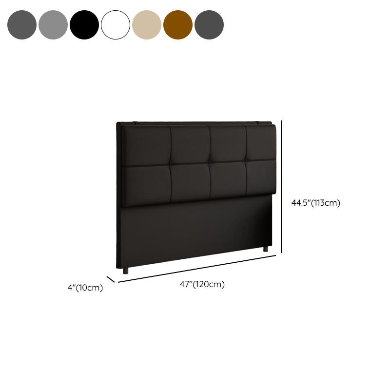 Art Deco Style Panel Headboard in Pine Wood with No Distressing, Rectangle Shape for Twin/King/Queen Bed, Featuring Sponge Upholstery and Standard Height - image 13