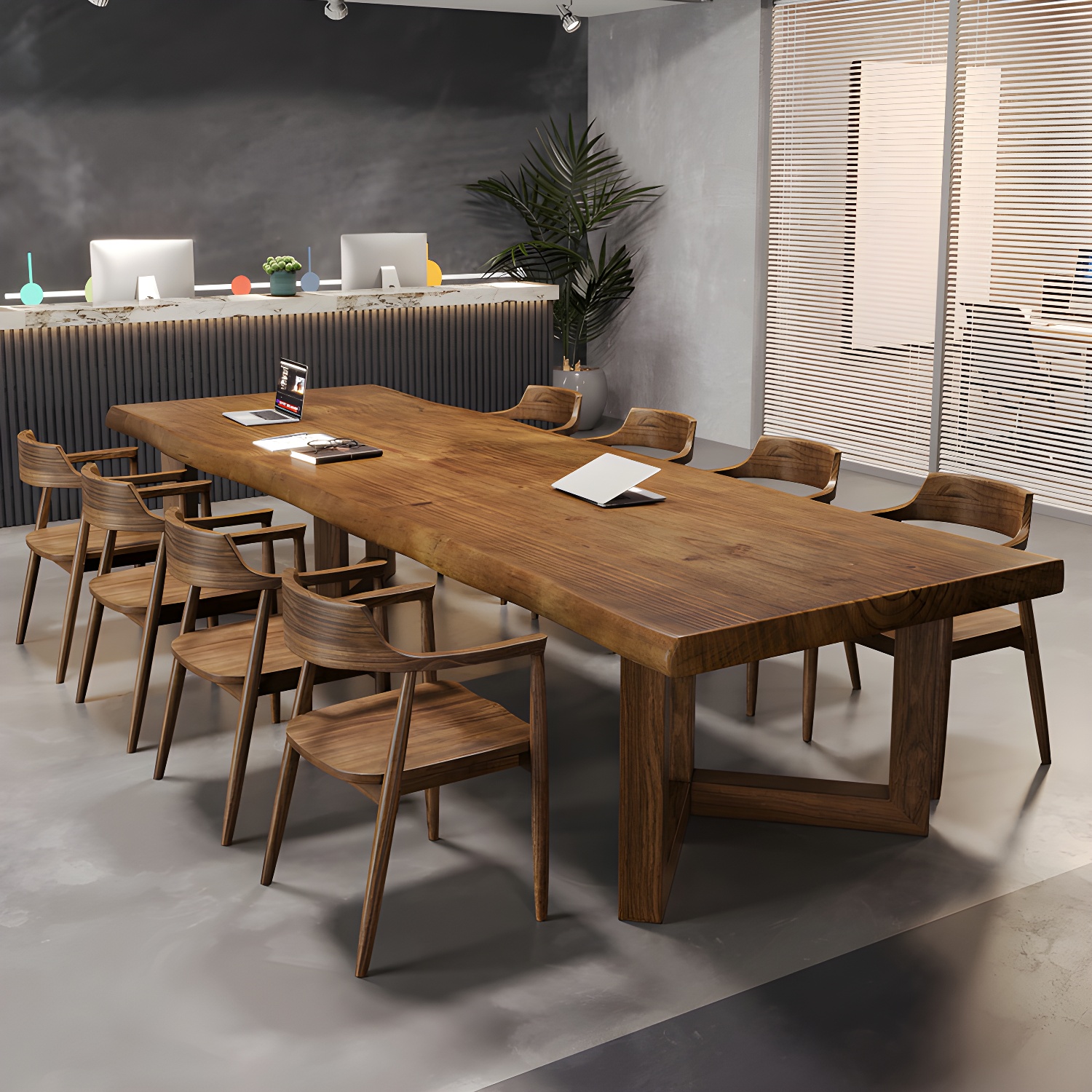 Modern Dining Room Set 1/4/9 Pcs Solid Wood Dining Set with Rectangle Table - image 3