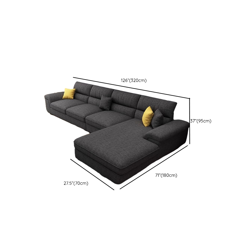 L-Shape Olive Green/Oatmeal/Midnight Black Right Upholstered Sofa Recliner in a Contemporary Style - image 17