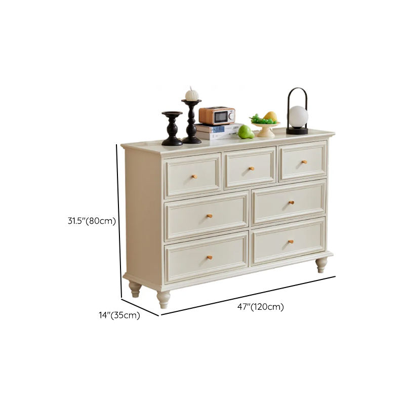 Casual Raw Wood Console Dresser/Semainier with 5/7/9 Drawers in Horizontal/Vertical Orientation - image 18