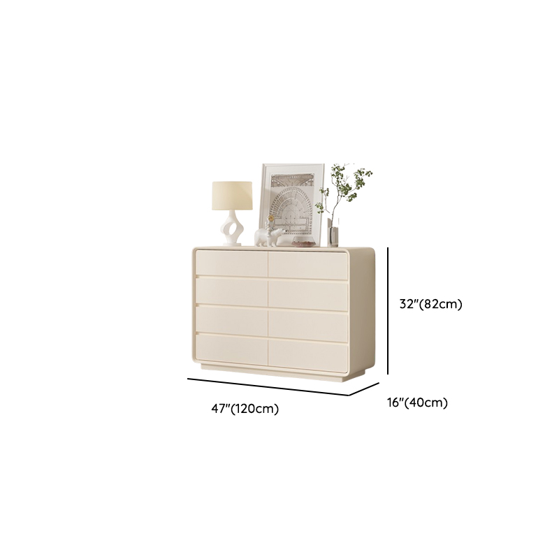 Chalk Casual Particle Board Wood Bachelor Chest/Console Dresser/Semainier with 5 Drawers/3 Drawers/4 Drawers Vertical/Horizontal - image 6
