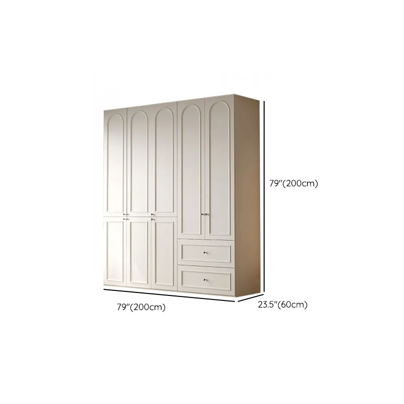 Casual Natural Wood Independent Armoire Cabinet with Soft Close Drawer, Soft Close Door, and Interior Shelves - image 15