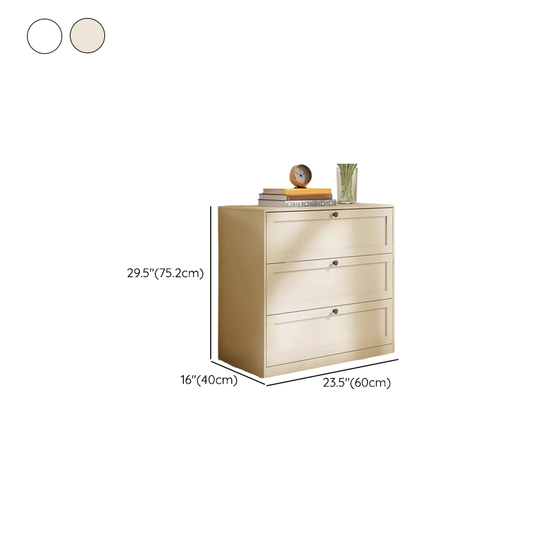 Simple Steel Bachelor Chest/Lingerie Chest with Drawers in White/Black - image 7