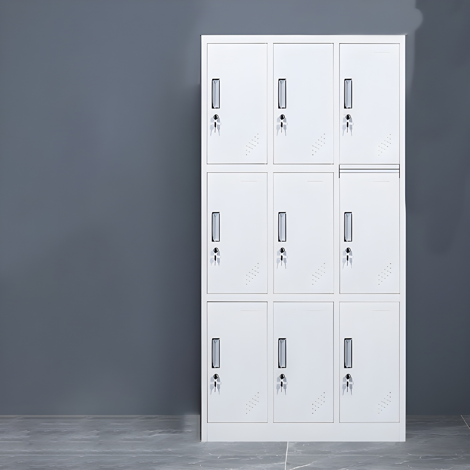 Contemporary Wardrobe 6-Door Metal Wardrobe Closet, 35.43" D x 16.53" W x 70.87" H - image 11