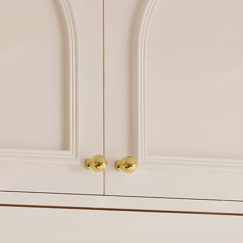 Casual White Wooden Wardrobe with 5 Drawers/4 Drawers/2 Drawers, Interior Shelves & Hanging Rod - image 4