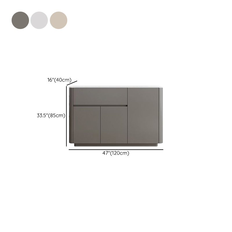 Standard/Wide Stone 3 Drawers/1 Drawer Hutch 1 Shelf 4 Doors/3 Doors/2 Doors Microwave Shelf Cabinet - image 10