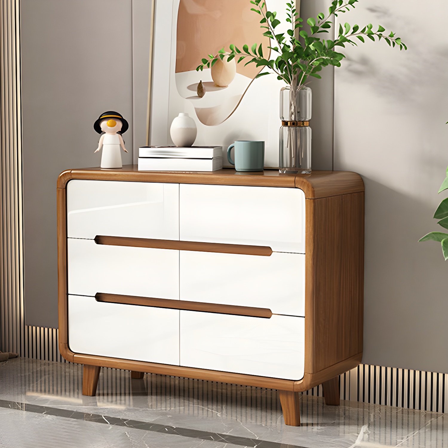 Traditional Wood Dressers with Drawers and Soft Close Glides - image 5